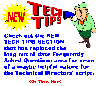 Tips For the Technical Director
